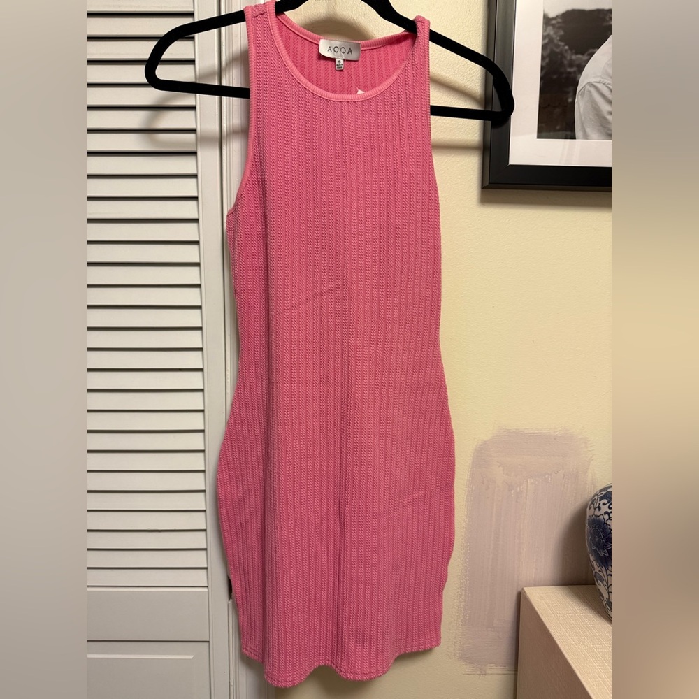Ruby & Jenna Knit Ribbed Body Con Dress